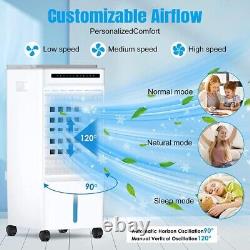 Evaporative Air Cooler, 4-IN-1 Portable Air Conditioner 5L Space Cooler Humidifi
