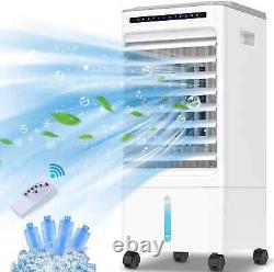 Evaporative Air Cooler, 4-IN-1 Portable Air Conditioner Humidifier Air Purifier