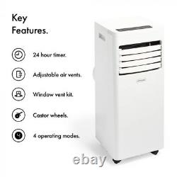 Ex Display 7000 BTU Portable Air Conditioner Cooler 24-Hour Timer LED Screen