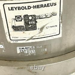 Leybold Heraeus Turbovac 1000 Turbomolecular Vacuum Pump w 89445 Air Cooler 115V