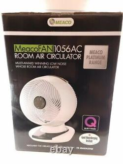 MEACO MeacoFan 1056 Air Circulator Portable 12 Desk Fan Air Cooler White