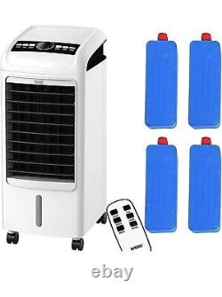 MYLEK Portable Air Cooler with Remote & Ice Packs 4-in-1 Air Timer MYMAC75