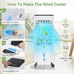 Mobile Air Conditioner 3-IN-1 Evaporative Air Cooler Humidifier Cooling Fan