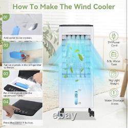 Mobile Air Conditioner 3-IN-1 Evaporative Air Cooler Humidifier Cooling Fan