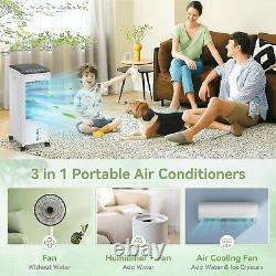 Mobile Air Conditioner 3-IN-1 Evaporative Air Cooler Humidifier Cooling Fan