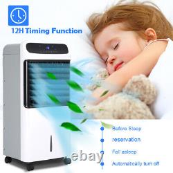 Mobile Air Conditioner Cooler & Warmer Humidifier Fan Portable 12H Timing Remote