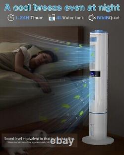 Mobile Air Conditioners, 4 in 1 Fan/Air Purifier/Humidifier/Evaporative Cooler