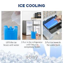 Mobile Air Cooler 12L Evaporative Ice Fan Humidifier 3 Speed Timer Remote HOMCOM