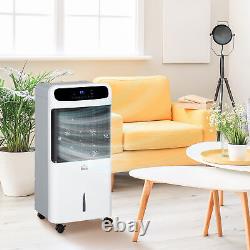 Mobile Air Cooler Fan, Evaporative Ice Cooling Humidifier for Home