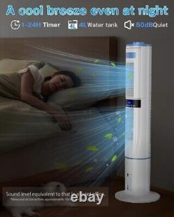 Mobile air Conditioner 4 in 1 Tower Fan Purifier Humidifier Cooler Aptorlty