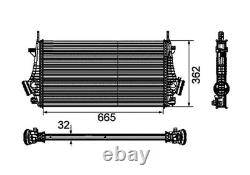 NRF Intercooler Charge-Air Cooler (CAC) 30796 Dims 32/665/362mm