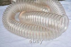 PU Flexible Clear Ducting Hose Ventilation Fume & Dust Extraction Woodworking