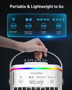 Personal Air Cooler, Portable Desktop Air Conditioner Evaporative Air Conditione