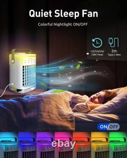 Personal Air Cooler, Portable Desktop Air Conditioner Evaporative Air Conditione