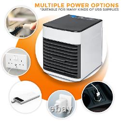 Personal Space Air Cooler and Humidifier 3in-1 Portable Mini Air Conditioner FAN