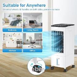 Portable Air Conditioner 3 in 1 Evaporative Air Cooler 3 Speeds Modes Cooling