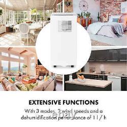 Portable Air Conditioner Dehumidifier Cooler 3-in-1 9.000 BTU App Control White