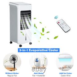 Portable Air Conditioning Unit Cooling Fan Low Noise ColdWater Home Cooler Timer