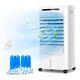 Portable Air Cooler 3-in-1 withFan & Humidifier 15H Timer Remote Control