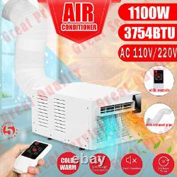 Portable Air Cooler Conditioner 1100W 3754 BTU Cold&Heat Table Fan Home Unit UK
