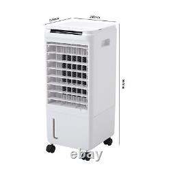 Portable Air Cooler Conditioning Evaporative Fan Humidifier With Remot Wheels UK