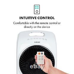 Portable Air Cooler Fan Room Humidifier Ioniser 110W Timer Remote Control White