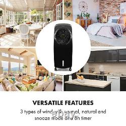 Portable Air Cooler Fan humidifier Ioniser Room refresher110W Timer Remote Black