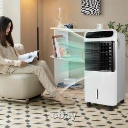 Portable Air Cooler Fan with Remote Control Ice Cold Cooling Conditioner Unit UK