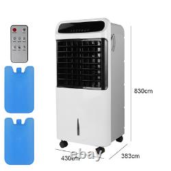 Portable Air Cooler Fan with Remote Control Ice Cold Cooling Conditioner Unit UK