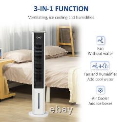 Portable Air Cooler Humidifier Fan with Timer & Ice Boxes Ideal for Home