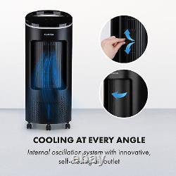 Portable Air Cooler Humidifier Portable Air Conditioner Air Purifier 7L Black