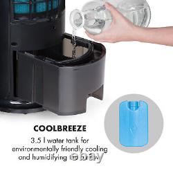 Portable Air Cooler Humidifier Portable Air Conditioner Unit Air Purifier Black