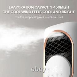 Portable Air Cooler Unit Fan Humidifier Timer Air Conditioners Cooling WithRemote