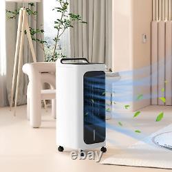 Portable Air Cooler with Humidifier, Timer, Remote, Oscillation, Ice Packs