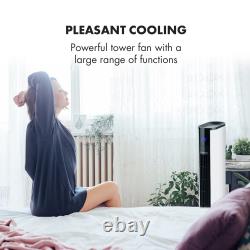 Portable air cooler fan tower Oscillation Remote cooling room 50W Home Office