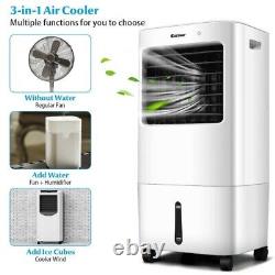 Premium 3-in-1 Evaporative Air Cooler & Humidifier With Remote Control White