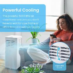 Pro Breeze 4-in-1 Smart Portable Air Conditioner 5000 BTU Wifi Remote A+