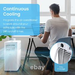 Pro Breeze 4-in-1 Smart Portable Air Conditioner 5000 BTU Wifi Remote A+