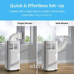 Pro Breeze 4-in-1 Smart Portable Air Conditioner 5000 BTU Wifi Remote A+