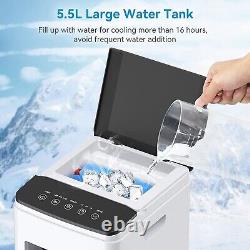 RRP£150? Air Cooler 5.5L Mobile Portable Conditioner 3 Speed Remote Water Ice