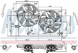 Radiator Cooling Fan Module Unit For Fiat Siena 172 188 A9 000 Strada Pickup 178