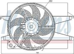 Radiator Cooling Fan Module Unit For Ford Focus II Da Hwda Hwdb Shda Shdb Shdc