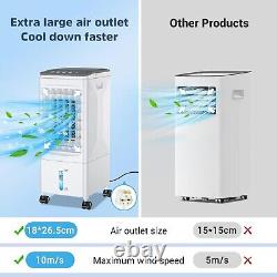 Raofuo Evaporative Coolers, 4 IN 1 Mobile Air Conditioner Humidifier Air Purifie