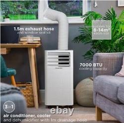 Russell Hobbs Air Conditioner & Dehumidifier & Cooler 7000 BTU 3-in-1 RHPAC3001