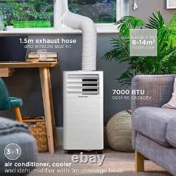 Russell Hobbs Air Conditioner & Dehumidifier & Cooler 7000 BTU 3-in-1 RHPAC3001