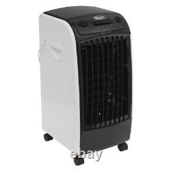 Sealey SAC04 Air Cooler Purifier Humidifier Carbon Filter 3 Speed Fan